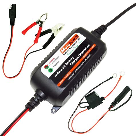 MOTOPOWER MP A V Fully Automatic Battery Charger Maintainer For Cars Motorcycles