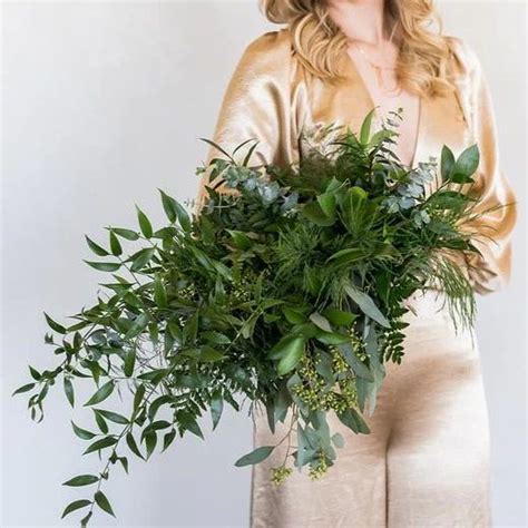 Greenery Only Diy Bouquet Kit Diy Wedding Flower Moxie Bridesmaid