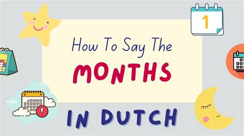 How To Say The Months In Dutch Lingalot