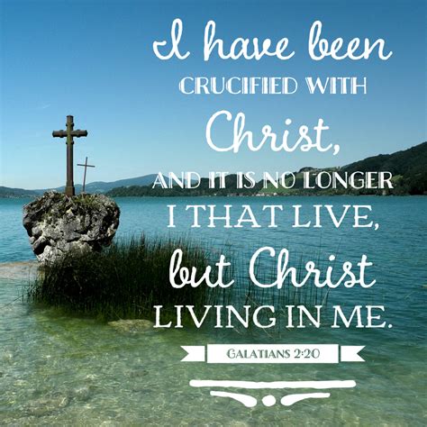 Inspirational Verse of the Day - Crucified With Christ – Bible Verses To Go