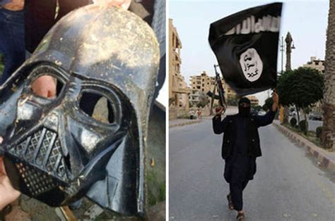 Isis Show Their Dark Side By Wearing Darth Vader Masks In Battle