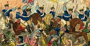 The Battle of Peterloo, Manchester, 1819