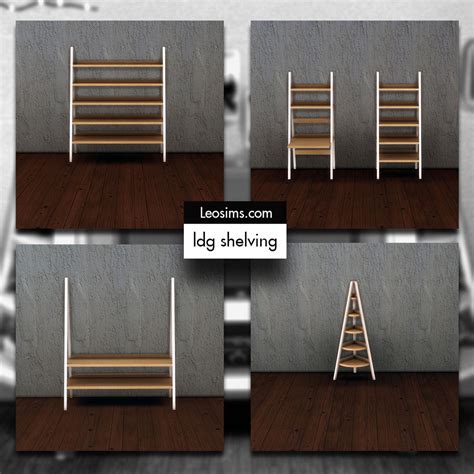 Pin By Desire Luxe Fashionbeautyl On Sims 4 Cc Build Shelving