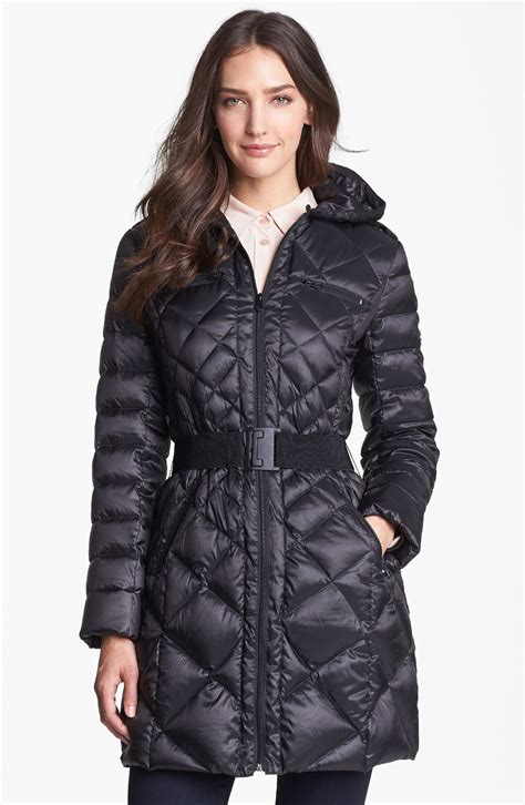 Bernardo Packable Goose Down Quilted Walker Coat Regular And Petite