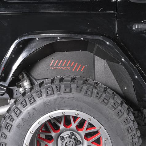 Reaper Off Road Fender Liners For 18 21 Jeep Wrangler Jl And Gladiator Jt