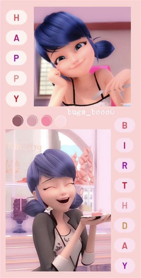 Happy Birthday Marinette 💖💖💓 Miraculous Ladybug Anime Miraculous