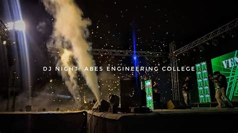 Tech Fest Abes Engineering College Dj Night Band War Youtube