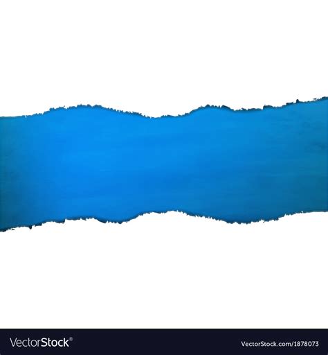 Blue Texture With Torn Paper Royalty Free Vector Image