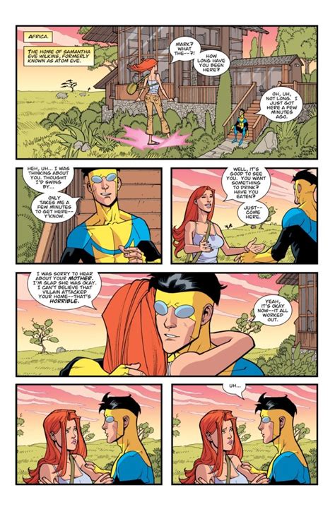 Invincible And Atom Eve Kiss Comicnewbies