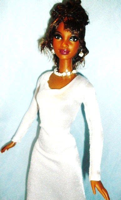Whitney Houston Tribute Barbie Doll Ooak Black Barbie Whitney Houston