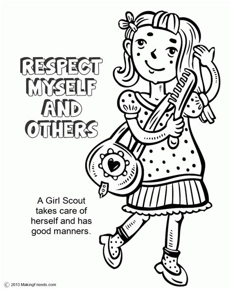 Kindergarten Respect Coloring Sheets Free Coloring Sheet Coloring Home