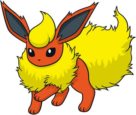 Flareon Official Artwork Gallery Pokémon Database