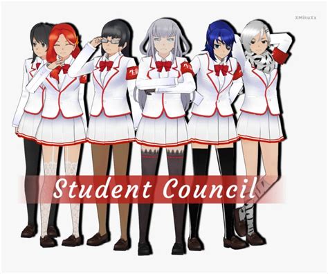 Student Council Yandere Simulator Hd Images Png Cartoon Silhouette