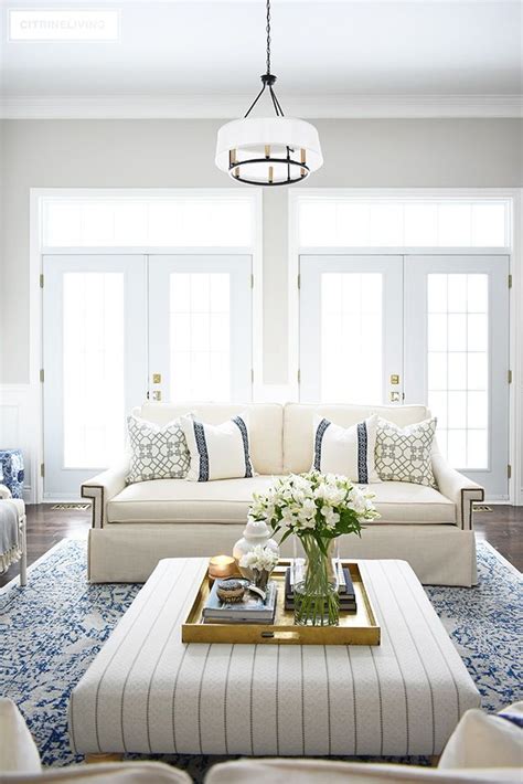 Gorgeous New White Sofas With Stunning Details Brass Nailhead Trim A