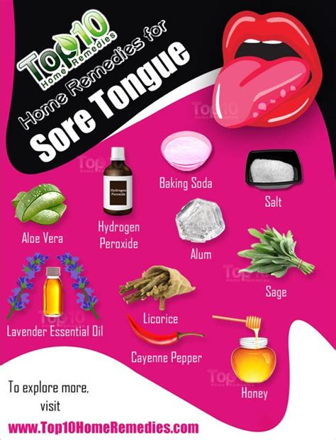 Home Remedies For A Sore Tongue Top 10 Home Remedies