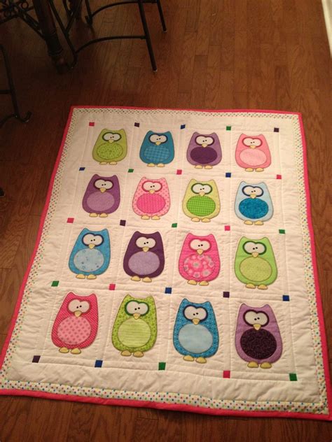 Owl Baby Quilt Beginner Quilt Patterns Quilt Patterns