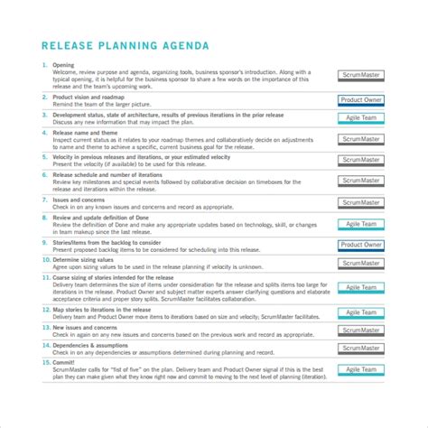FREE 7+ Sample Release Plan Templates in PDF