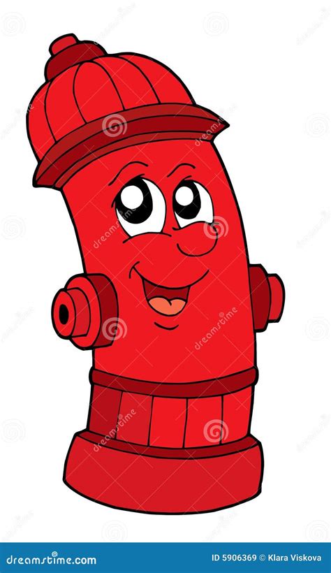 Fire Hydrant Icon On White Background Cartoon Vector Cartoondealer