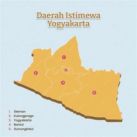 Premium Vector Yogyakarta Map Template For Vector Assets