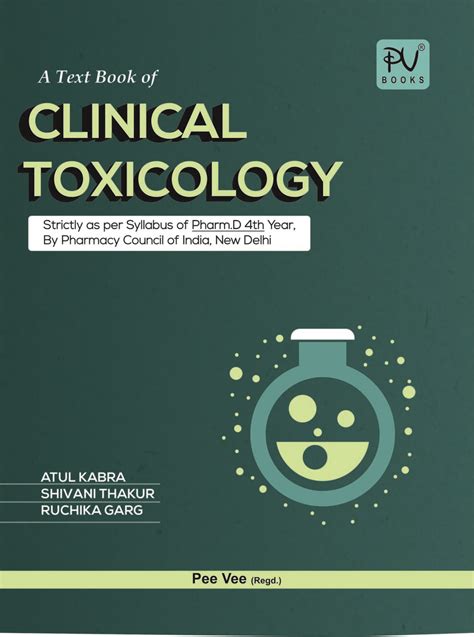 Textbook Of Clinical Toxicology Pharma D 4th Year Medical