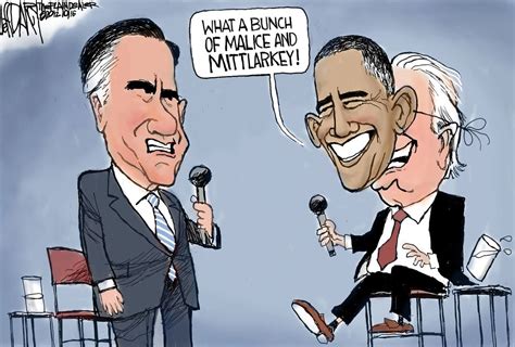 Presidential Debate Round Ii Editorial Cartoon