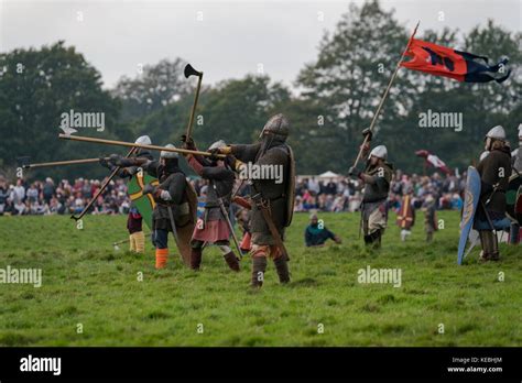 Schlacht Von Hastings Reenactment Stockfotografie Alamy