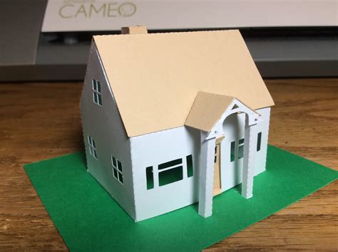 Papercrafts And Other Fun Things Miniature House 4 A Cape Cod With