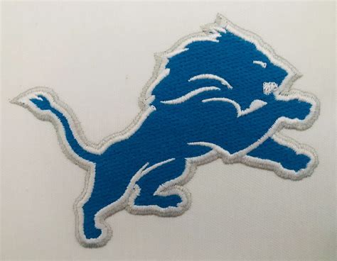 Detroit Lions Football Team Embroidery Design Football Etsy