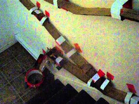 A 3.5 inch board (usually labeled as 4 inches wide) is perfect i try to mount it so that there is only a small bit of clearance between the tab and the track. hot wheels homemade track - YouTube