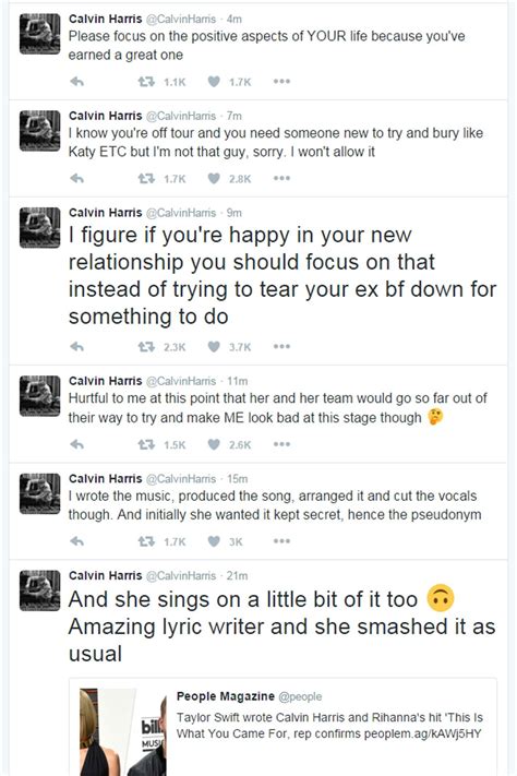 Katy Perry Tweets Response To Taylor Swift Calvin Harris Feud British
