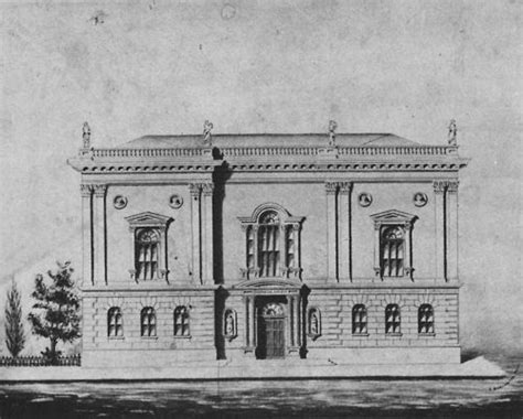The Original Building Of The Chicago Historical Society Built In 1868