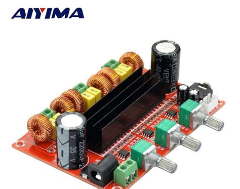 Employs a multiple switching frequency option to. Discount !! Aiyima TPA3116 2.1 Digital Audio Amplifier Board TPA3116D2 Subwoofer Speaker ...