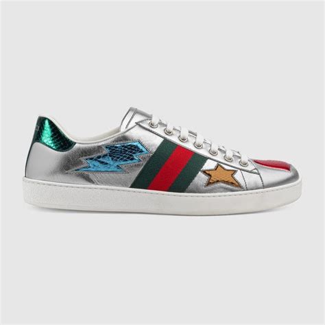 Gucci Fall 16 Ace Low Top Sneaker With Ayers Details Luxury Sneakers
