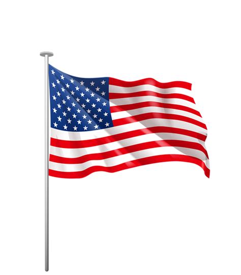 America Flag Transparent Background Clip Art Library