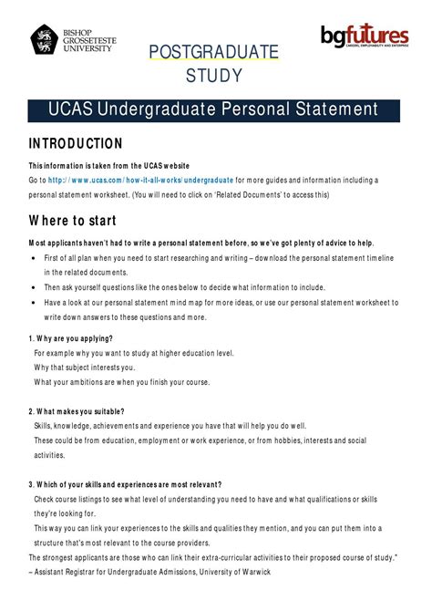 Ucas Edit Personal Statement