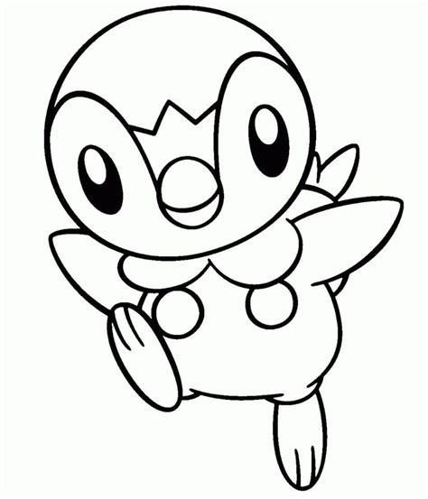 Piplup Pokemon Coloring Page Download Print Or Color Online For Free