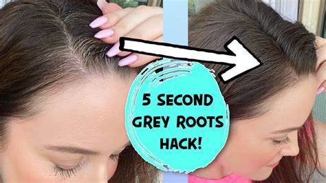 How To Cover Grey Hair In 5 Seconds Temporary Effective Fix Youtube