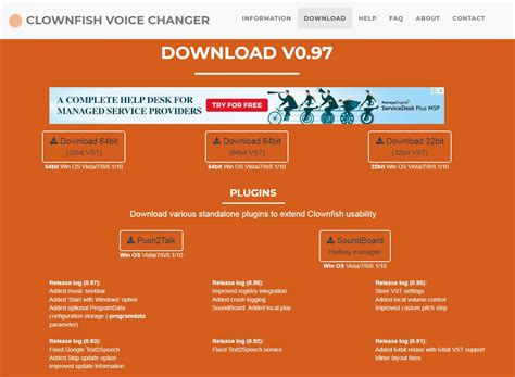 Clownfish, free and safe download. Clownfish Voice Changer - Install Now