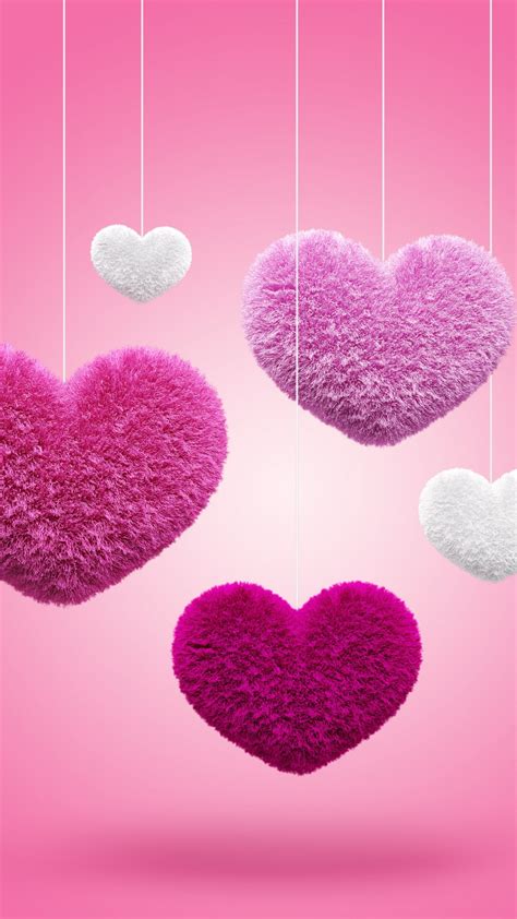 Pink Hearts Wallpapers 68 Background Pictures