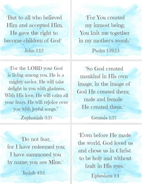 18 Positive Affirmations For Kids From The Bible With Printable