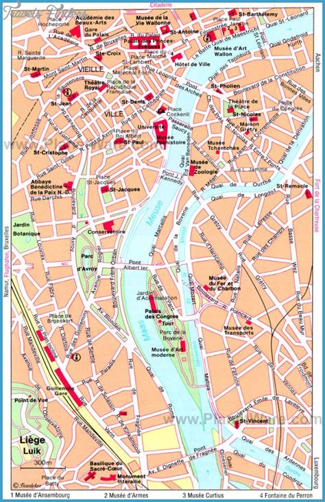 Colognebonn Map Tourist Attractions