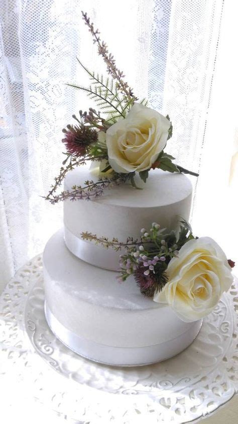 7 Silk Wedding Cake Flowers Ideas Wedding Cakes With Flowers Flower