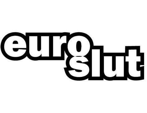 Euroslut Euro Funny Sticker Decal Etsy