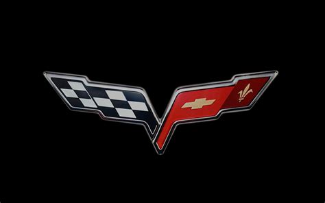 2005 Chevrolet Corvette Crossed Flags Logo Corvetteforum