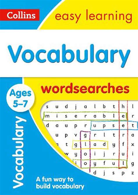 Vocabulary Word Searches Ages 5 7 By Collins Easy Learning English