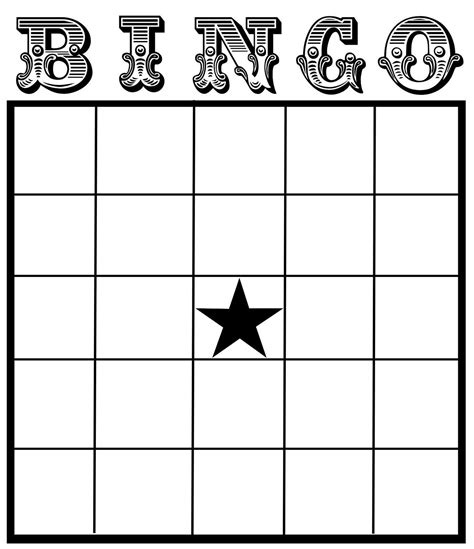 Bingo Card Printables To Share With Images Bingo Card Template