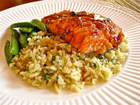 My Own Sweet Thyme Glazed Pan Seared Salmon From The