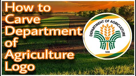 Wood Carving Ideas How To Carve Department Of Agriculture Logo Youtube