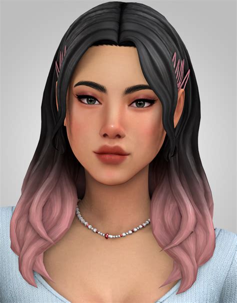 Giselle Hair Aladdin The Simmer On Patreon Sims Hair Sims Sims 4