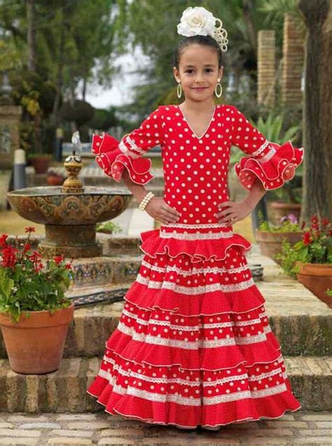 España Andalucía Sevilla Vestido Flamenco Niña Traje Flamenca